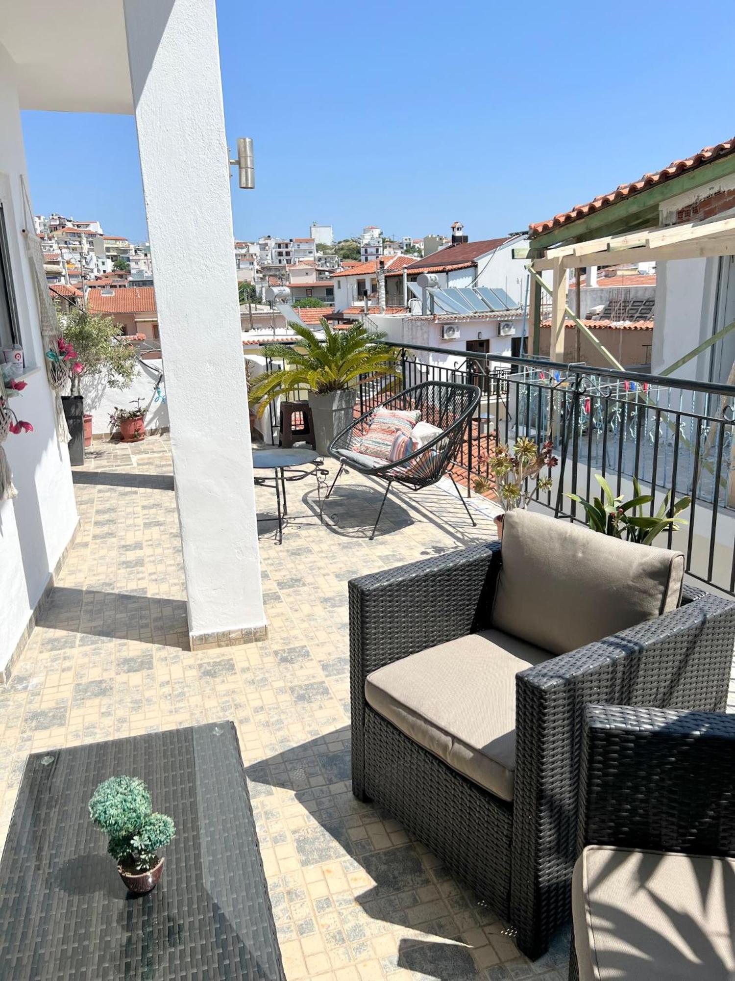 Litsa_House Apartment Skiathos Town Bagian luar foto