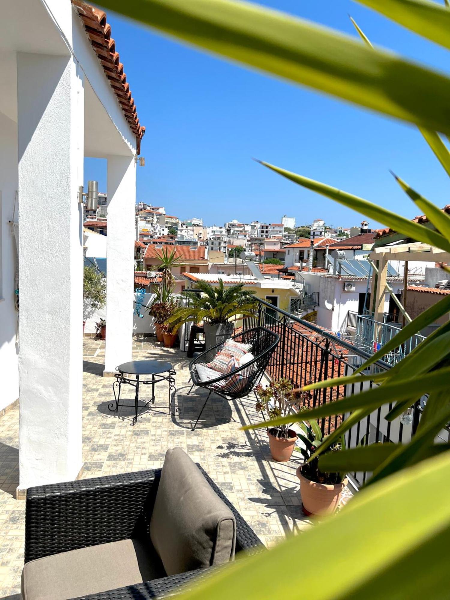 Litsa_House Apartment Skiathos Town Bagian luar foto